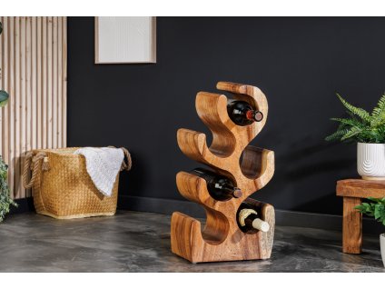 Designová dřevěná vinotéka Arte 50cm pro 6 lahví