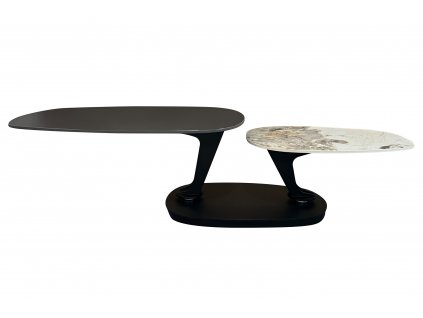 Stylový konferenční stolek Movement 160cm keramika přírodní
