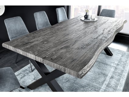 Moderní jídelní stůl Wild 160cm šedý dub