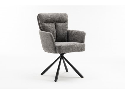 Designová otočná židle Big Gina II šedá