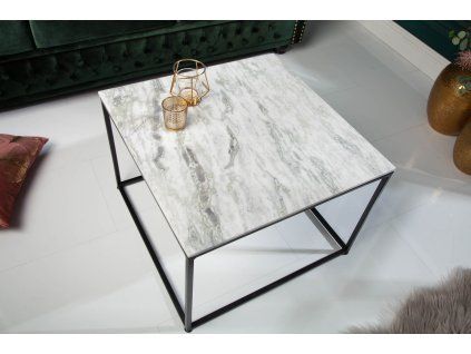 Designový konferenční stolek ze shora v interiéru