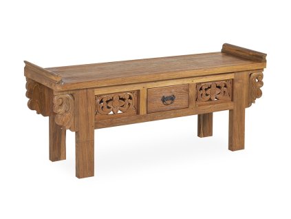 Designová lavice z masivního dřeva