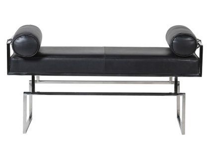 Kožený taburet Mallara 122 cm