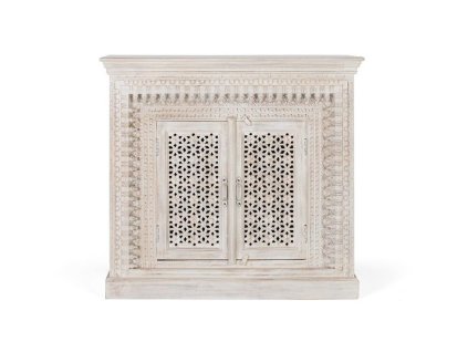 96094 luxusni komoda v barve antique white