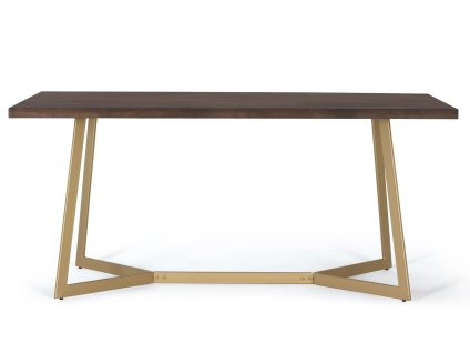 96277 luxusni art deco jidelni stul bora bora 200x100 cm z mangoveho dreva a kovu
