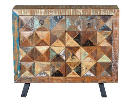 96484 designova masivni predsinova skrinka diamante 100cm barevna