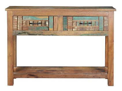 96544 designovy masivni konzolovy stolek hyderabad 106cm barevny