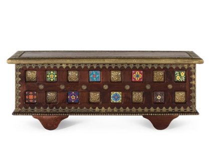 96568 luxusni orientalni drevena truhla erina 116cm mango