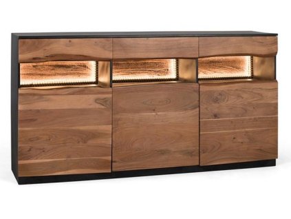 96583 stylova drevena komoda s podsvietenim