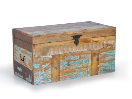 96601 stylova drevena truhla gina 85cm z recyklovaneho dreva
