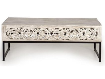96604 rucne vyrezavany orientalny stolik