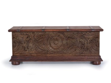 96610 1 luxusni vyrezavana truhla bahma 116cm mango