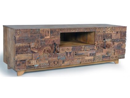 96646 stylovy tv stolik z mangoveho dreva