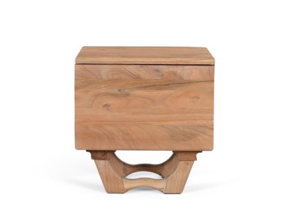 96787 retro dreveny nocni stolek gille 50cm akacie