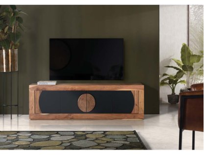 96871 1 designovy tv stolik z akacioveho dreva