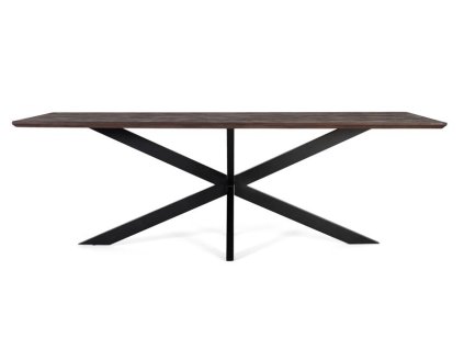 96901 stylovy jidelni stul gio 230cm tmava akacie kov