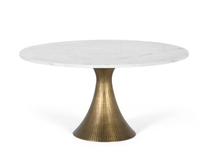 96934 designovy konferencni stolek stone 90cm mramor