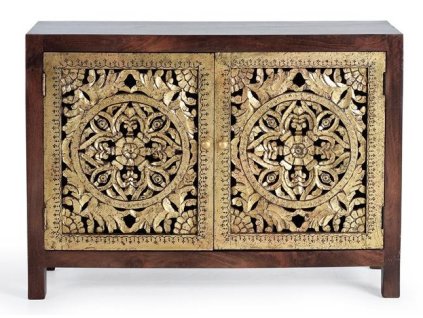 97096 luxusna orientalna skrinka z rucne vyrezavaneho dreva