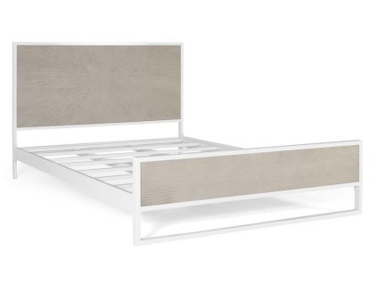 97141 designova postel s kovovym ramom