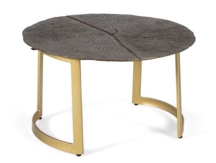97645 stylovy stolik v zlatej farbe