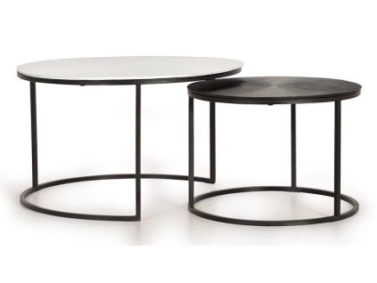 97879 moderne okruhle stoliky v industrialnom prevedeni