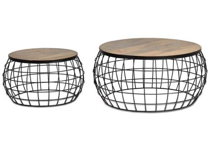 97966 4 designove stoliky z mangoveho dreva