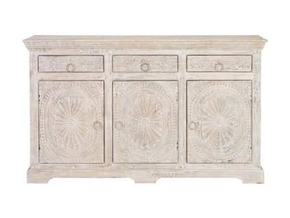 98044 1 orientalna komoda s rucne vyrezavanymi detailami