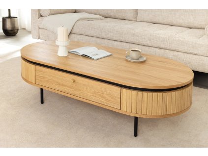 Moderní konferenční stolek ze dřeva