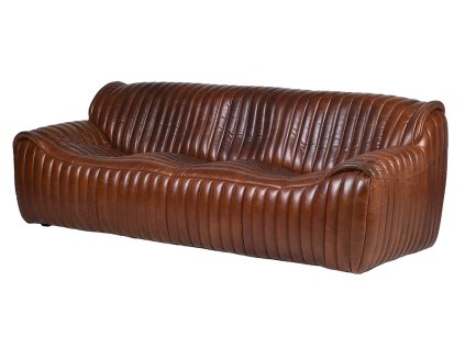 Luxusní kožená sedačka z pravé kůže