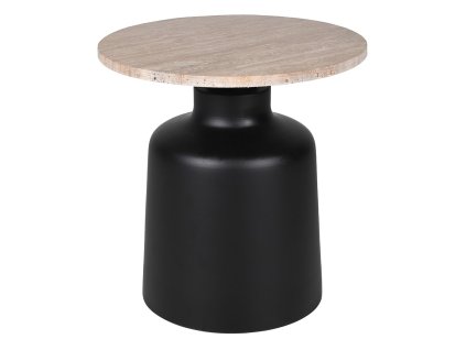 Designový příruční stolek s mramorovou deskou