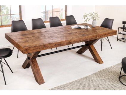Designový jídelní stůl z borovicového dřeva
