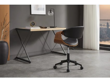 Stylová židle z umělé kůže