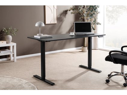 Moderní výškově nastavitelný stůl Office antracit.