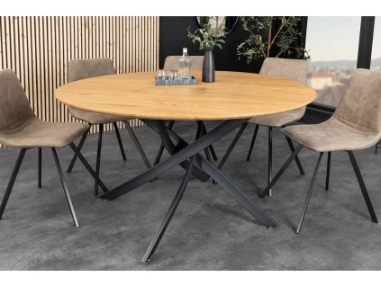 Moderní jídelní stůl Arana 120cm kulatý