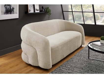 Stylová žinylková sedačka Voque béžová.