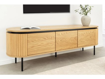 Skandinávský TV stolek Luminia 160cm dub.