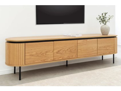 Široký moderní TV stolek Luminia dub 200cm.