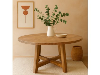 Designový jídelní stůl v interiéru