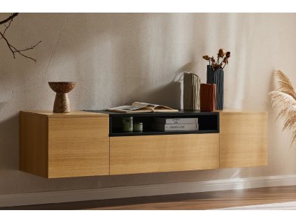 Stylový televizní stolek v interiéru