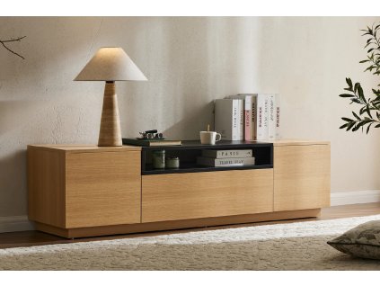 Stylový televizní stolek v interiéru