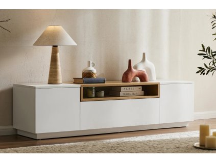 Designový televizní stolek v interiéru