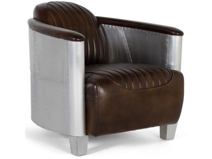 Designové kožené křeslo