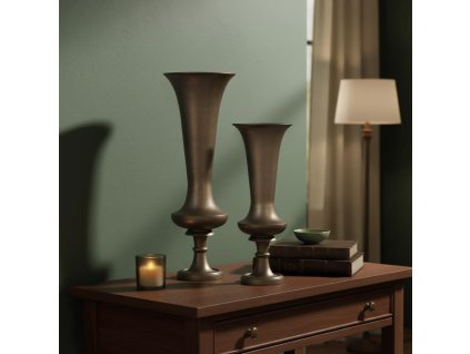 Stylový set váz v interiéru