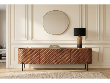 Stylový TV stolek v interiéru