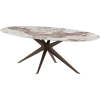 Designový oválný jídelní stůl