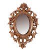 Zrcadlo oválné ORO 35x24cm zlaté