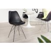 Designová retro židle Scandinavia černá