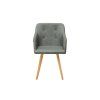 Designová retro židle Scandinavia tmavě šedá