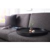 Designový stolek Modul 60 cm retro styl černý kovový vzhled