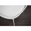 Stylová židle Scandinavia Retro bílá/bílá